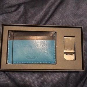 Coach card holder wallet